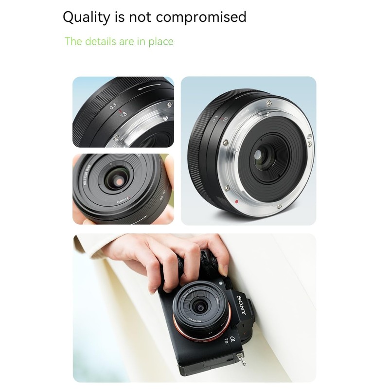 7artisans 18 mm F5.6 Full Format Lens for Sony E