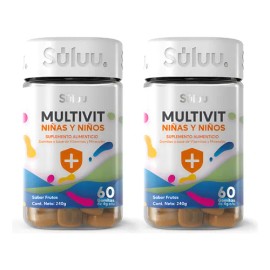 2-pack Vitaminas Nios Gomitas Proteccin Inositol Calcio Frutas