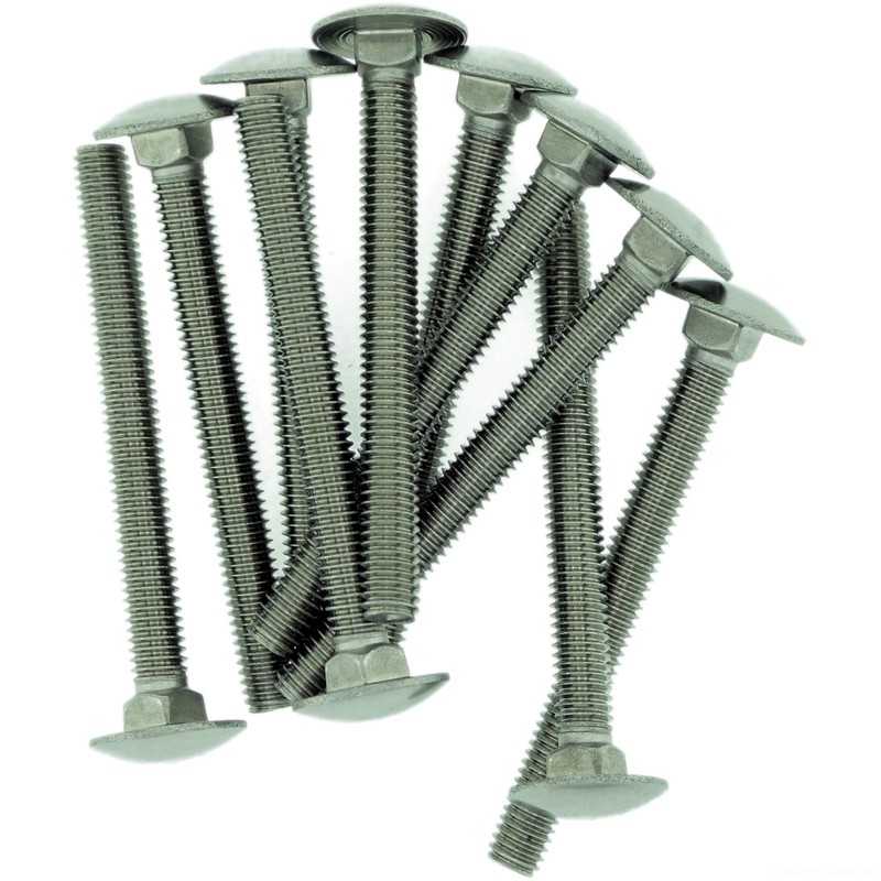 M8 (8mm x 25mm) Cup Square Carriage Bolt (Fully Threaded)