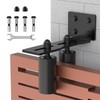 Anobeyi Heavy Duty Slide Gate Roller Guide with L Rear