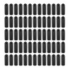 400Pcs Rubber End Caps 4mm ID PVC Round Tube Bolt