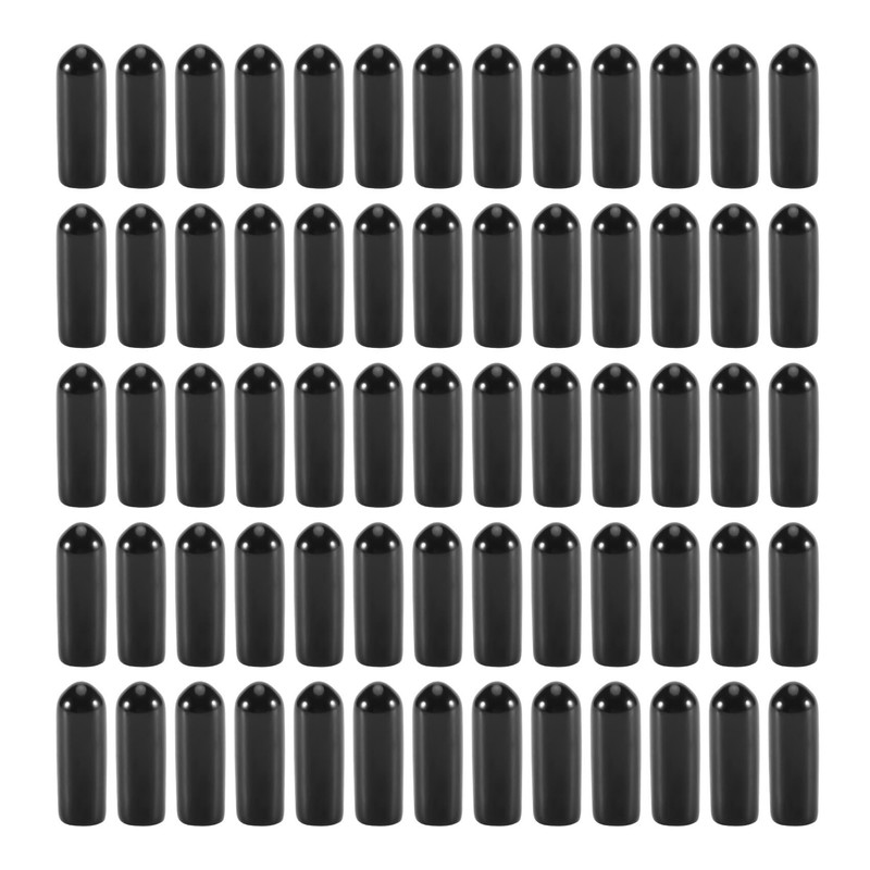 400Pcs Rubber End Caps 4mm ID PVC Round Tube Bolt