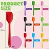 Hsei 54 Pieces Silicone Spatulas 8.1 Inch Rubber Spatula Heat