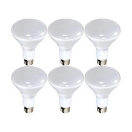 Satco S9022 Medium Light Bulb in White Finish, 5.13 inches, 6 Count (Pack of 1), Frosted