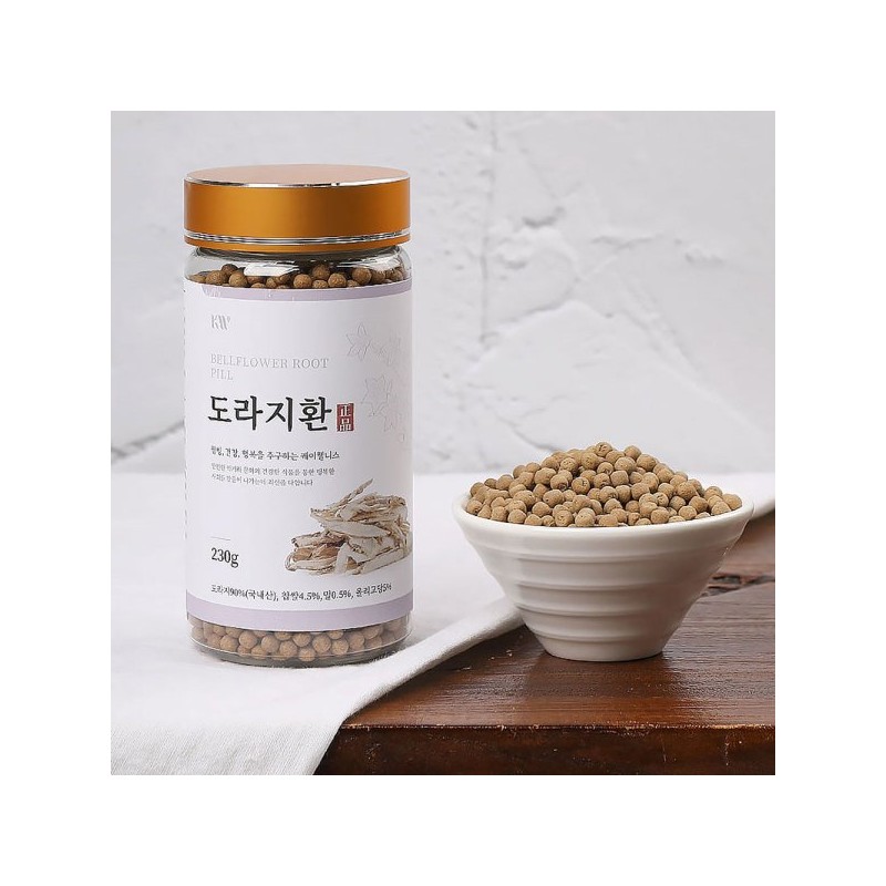 국내산 백도라지 도라지환 230g Domestic White Bellflower Root Tea 230g