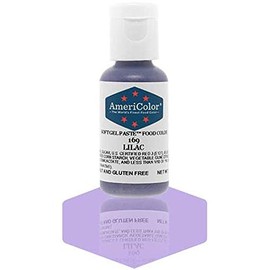 AmeriColor, Lilac, 0.75 Ounce Bottle, Soft Gel Paste Food Color