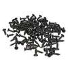 100PCS Guitar Pickguard Screws Metal Guard Plate Mounting Screw Electric