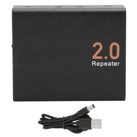 Mini HDMI2.0 Extender Repeater Support 4Kx2K HDMI Signal Amplifier Support 3D TransmissionBlack