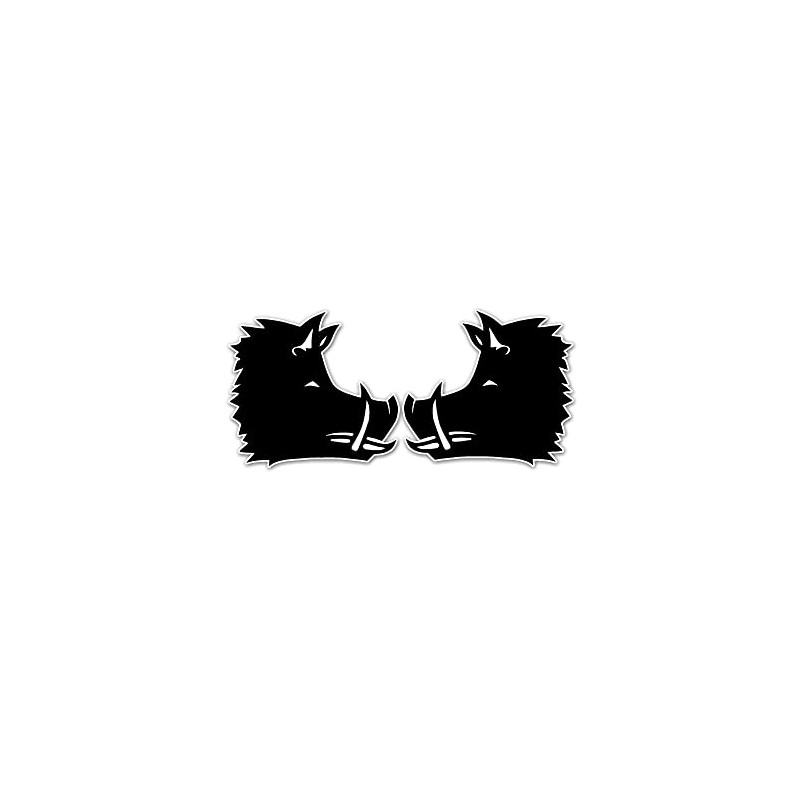 Wild Boar Set of 2 Wedges Wild Sow Head Hunter