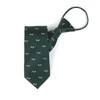 The Shirt Studio Green Bee Motif Automatic Tie