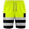 LUXFAB Hi Vis Combat Shorts, 2 Side Pockets, 2 Thigh