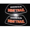 Honda Z50 Mini 1972 Trail 50, Tank Decals, Graphics