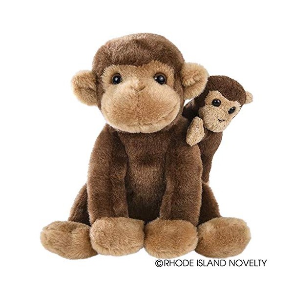 Rhode Island Novelty Adventure Planet Mini Birth of Life Monkey with Baby Plush