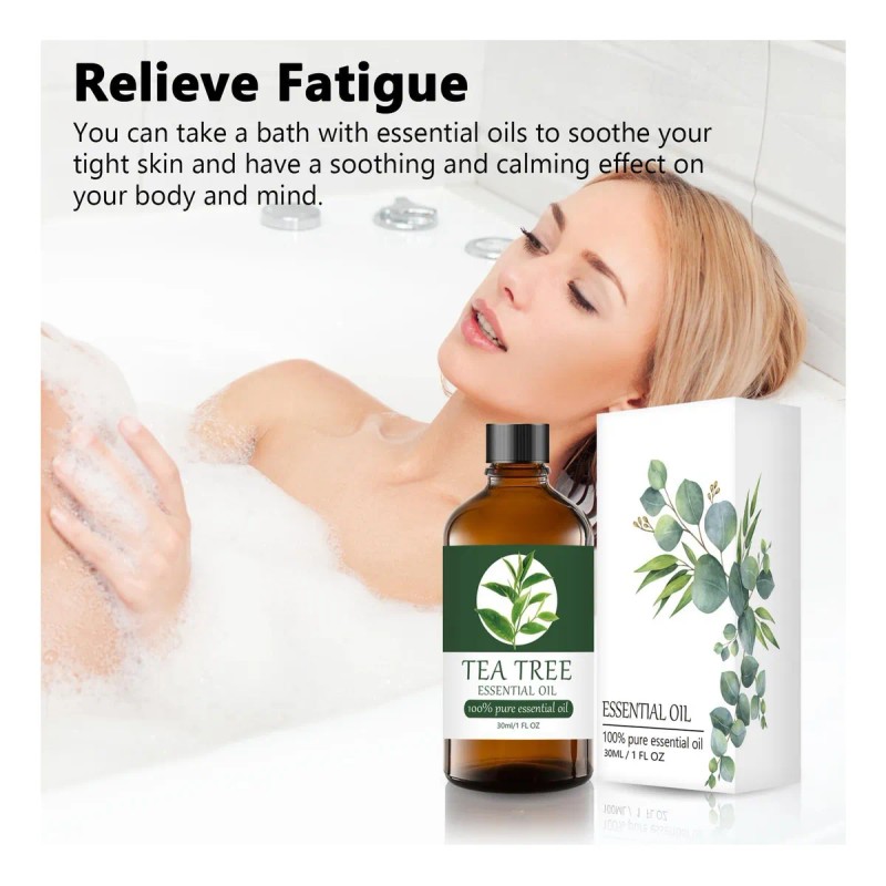 Aceite Esencial De Árbol De Té 100% Puro Y Orgánico