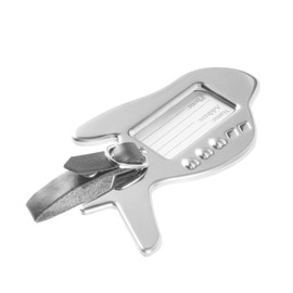 SAFIGLE Luggage Tag Airplane Shaped Metal Suitcase Identifier for Easy Baggage Recognition Lightweight and Travel Accessory for Travelers