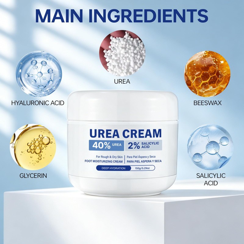 Urea Foot Cream 40%, Urea Cream with 2% Salicylic Acid