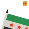 AZ FLAG Pack of 10 Syrian Table Flags - Free