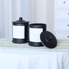 Ronasip 2 pack Cotton Buds Holder, Cotton Wool Pads Jar,