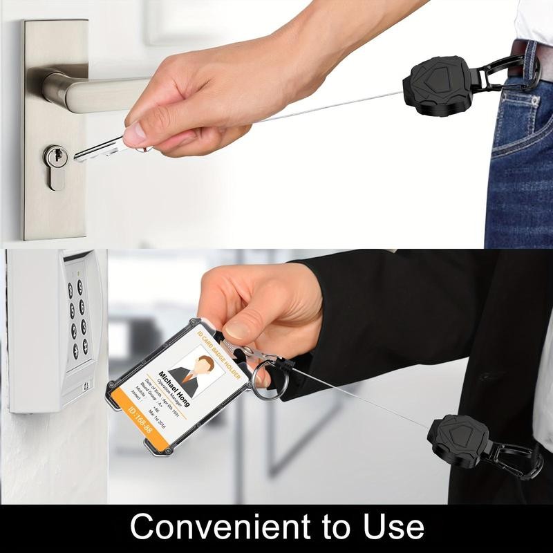 ID Badge Holder with Lanyard, 1 Count ID Card Holder,