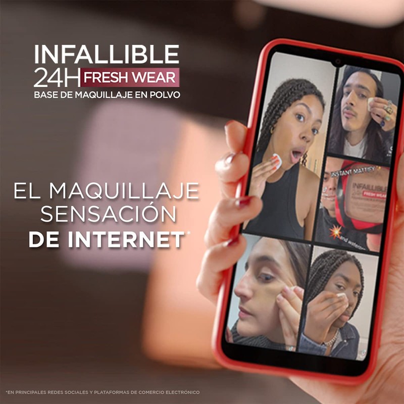 L´Oréal Paris base de maquillaje en polvo de larga duración