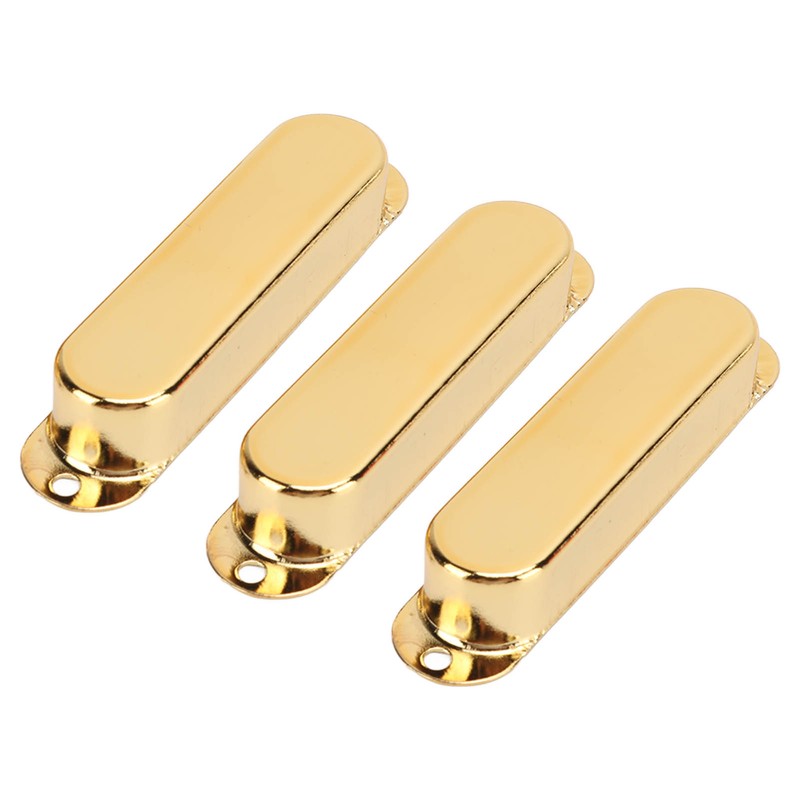 3Pcs Electric Guitar Single Coil Pickup Cover Copper Instrument Accessory