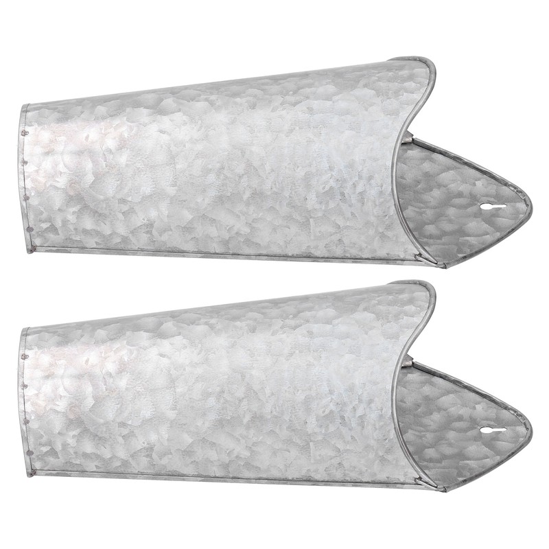 2PCS Iron Art Wall Planter Hanging Flowers Pot for Home