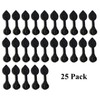 JSP Manufacturing 25 Pack Universal Black Fuel Gas Can Jug