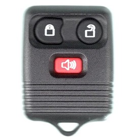 3 Buttons Keyless Entry Remote for 2004 2005 2006 2007 2008 2009 2010 2011 Ford E150 E250 with Do It Yourself Programming Instructions