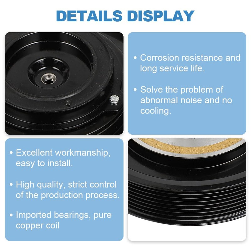 ECCPP AC Clutch 2011-2019 Fit for Freightliner Cascadia 14.8L AC