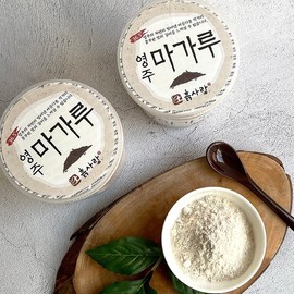 Thejoeun Food [더조은] 국내산 100% 참마가루 250g x 2병 [The Good] Domestic 100% True Yam Powder 250g x 2 bottles