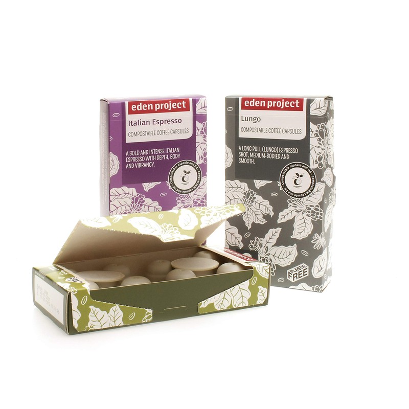 THE EDEN PROJECT Plastic Free Nespresso Compatible Coffee Capsules |