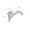 5-Pack Standard Handrail Brackets for Stairways and Hallways, Satin Nickel