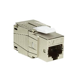 Faconet® Keystone CAT 8.1 Network RJ45 LAN Panel Socket Fully Shielded Tool-Free Small Design Jack Toolless STP