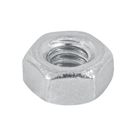 Fiero TUE-1/4A, Blíster con 25 tuercas 1/4" hexagonales de acero con recubrimiento galvanizado