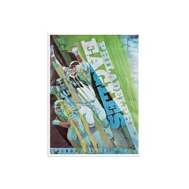 Eagles Poster Philadelphia Art Vintage Style Football Print Fan Gift SMALL to EXTRA LARGE (24x36 Inches)