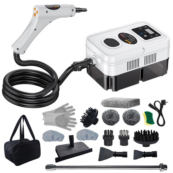Handheld Steam Cleaner with Adjustable Handle 2500W High Temperature High