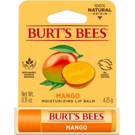 Burt 's Bees Bálsamo de labios hidratante, mango 0.15 onzas.