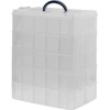 MSYU 5-Tier Stackable Plastic Storage Container Box with 50 Adjustable