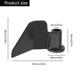 QIUMING Pack of 2 bread makers, paddle bread maker, dough hooks, carbon steel dough hooks, non-stick for most brands bread makers, bread maker for making bread and pastries (1#)