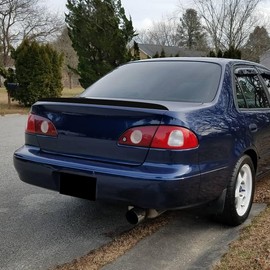 SpoilerKing Duckbill Trunk Spoiler (284G) Compatible with Toyota Corolla 1998-2001