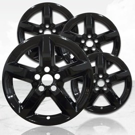 Upgrade Your Auto 18" 4pc Gloss Black Wheel Skins (Set of 4) for Ford Explorer 2016-2019