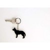 German Shepherd Keychain Silhouette