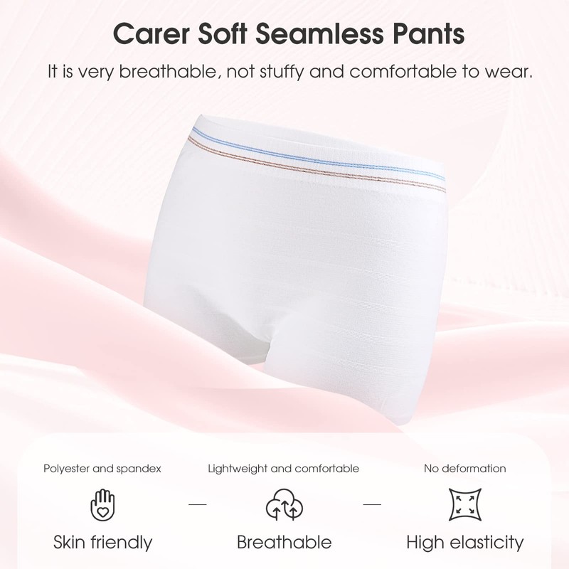 Carer Incontinence Net Knickers, 4 Pcs Women's Net Knickers High