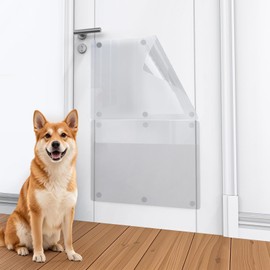 Door Protector for Dog and cat,Flexible Door Guard Cover，Custom-Cut Door Shield for Pets to Protect Your Door & Wall Size 43'' x 16'' (1, 43'' x 16'')