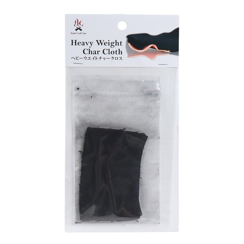 Bush Craft BC-29953 Bushcraft Fire Starter Heavy Weight Charcloth, Set