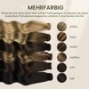DOORES Ponytail Hairpiece, Light Blonde Highlights Golden Blonde, 35 cm,