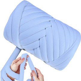 Maxee Thick Wool Yarn, 500 g, Chunky XXL Wool for Hand Knitting, Tube Yarn, Arm Knitting, Knitting Wool, Bulky Textile Yarn for Crocheting, Baskets, Blankets, Cushions, Backpacks, Pet Baskets, Light