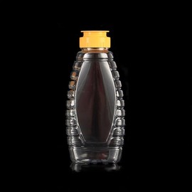 QYCX 16 Pcs Honey Jars Squeeze Bottles Honey Container Honey Bottle with Lids Honey Honey Dispenser Clear Plastic Squeeze Honey Bottles Honey Container Dispenser Honey Storage for Storing Dispensing