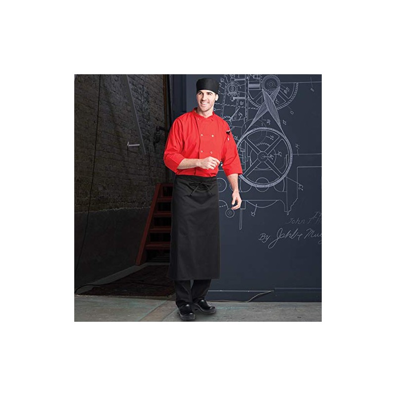 Uncommon Threads Unisex Bar Apron, Black, One Size