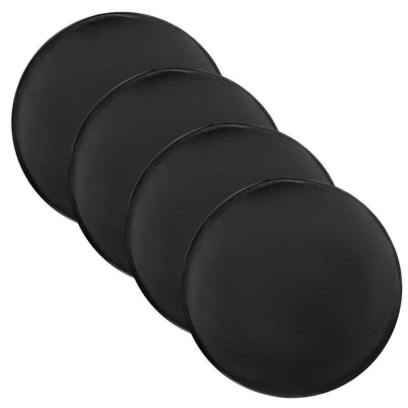 M METERXITY 4-Pack Bar Stool Covers Round, for 12-14 Inch